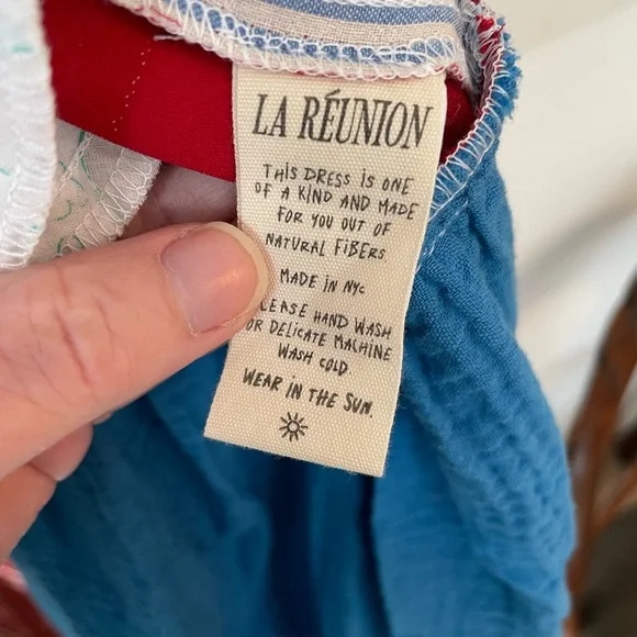 NWOT La Reunion Patchwork Dress Size 1 - Picture 2 of 7